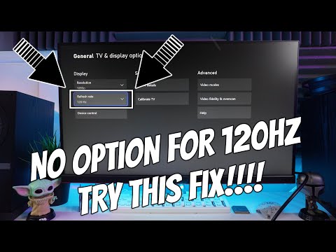 Xbox Series X + S No 120hz Settings Option Fix On Hdmi 1.4, 2.0 On 144hz+  PC Monitors!!!!!!