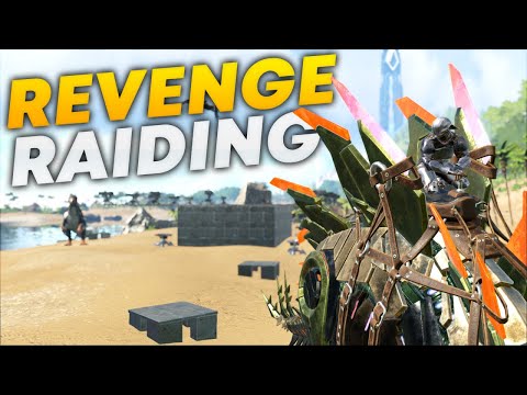 How We REVENGE RAIDED Our Enemies On Day 1 - ARK