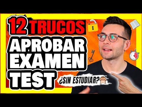 🔓 12 TRUCOS para APROBAR un EXAMEN tipo TEST sin ESTUDIAR (UNED, Universidad, Acceso Oposiciones)