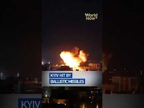 Kyiv hit by ballistic missiles#worldnow