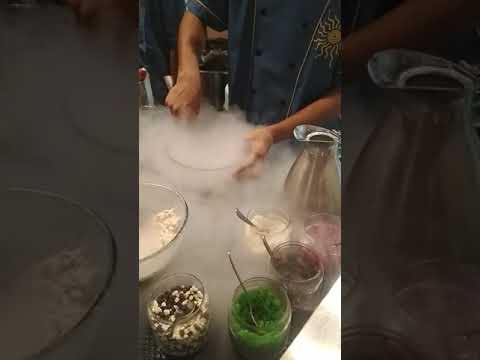 Nitrogen ice cream