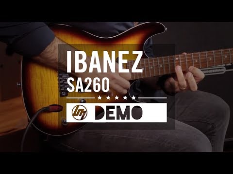 Обзор и демонстрация звучания электрогитары Ibanez SA260
