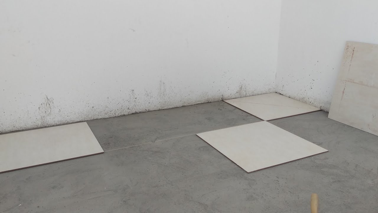 Como esquadrejar e alinhar o piso antes do assentamento