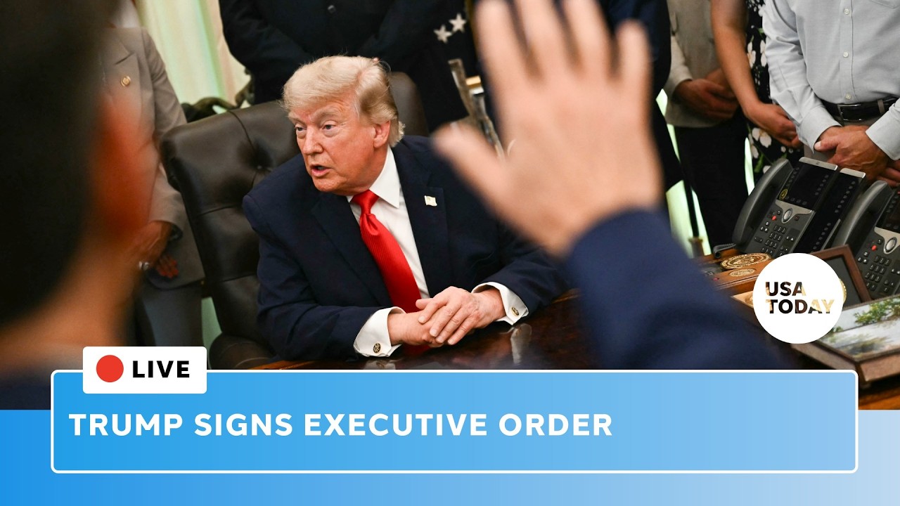 Live: Trump signs executive order on quantum computers, national security