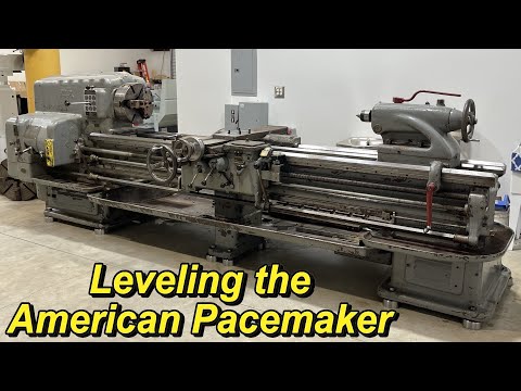 Leveling the American Pacemaker Lathe