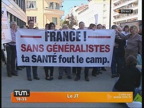 Les médecins généralistes dans la rue (Lyon)