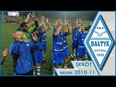 Bałtyk Gdynia - Nielba Wągrowiec 2:1 /9.10.2010/ skrót