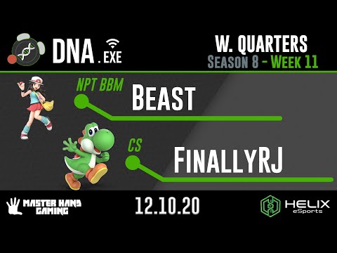 DNA.EXE S8:W11 - NPT | BBM | Beast (Pokemon Trainer) Vs. CS | FinallyRJ (Yoshi) - W Quarterfinals
