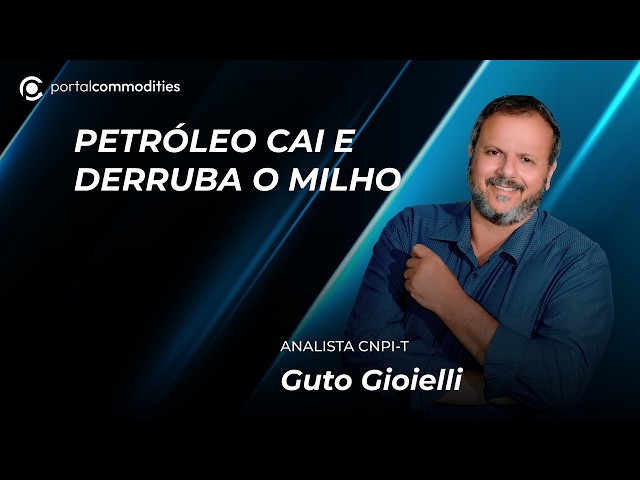 Queda do petróleo leva milho junto