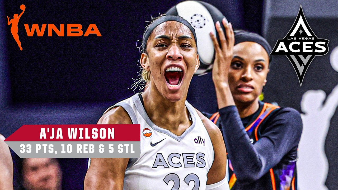 A'ja Wilson 30-PT DOUBLE-DOUBLE 🔥 Aces take care of business in Phoenix | WNBA on ESPN