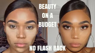 DRUGSTORE FOUNDATION ROUTINE | NO FLASH BACK | Briana Monique&#39;
