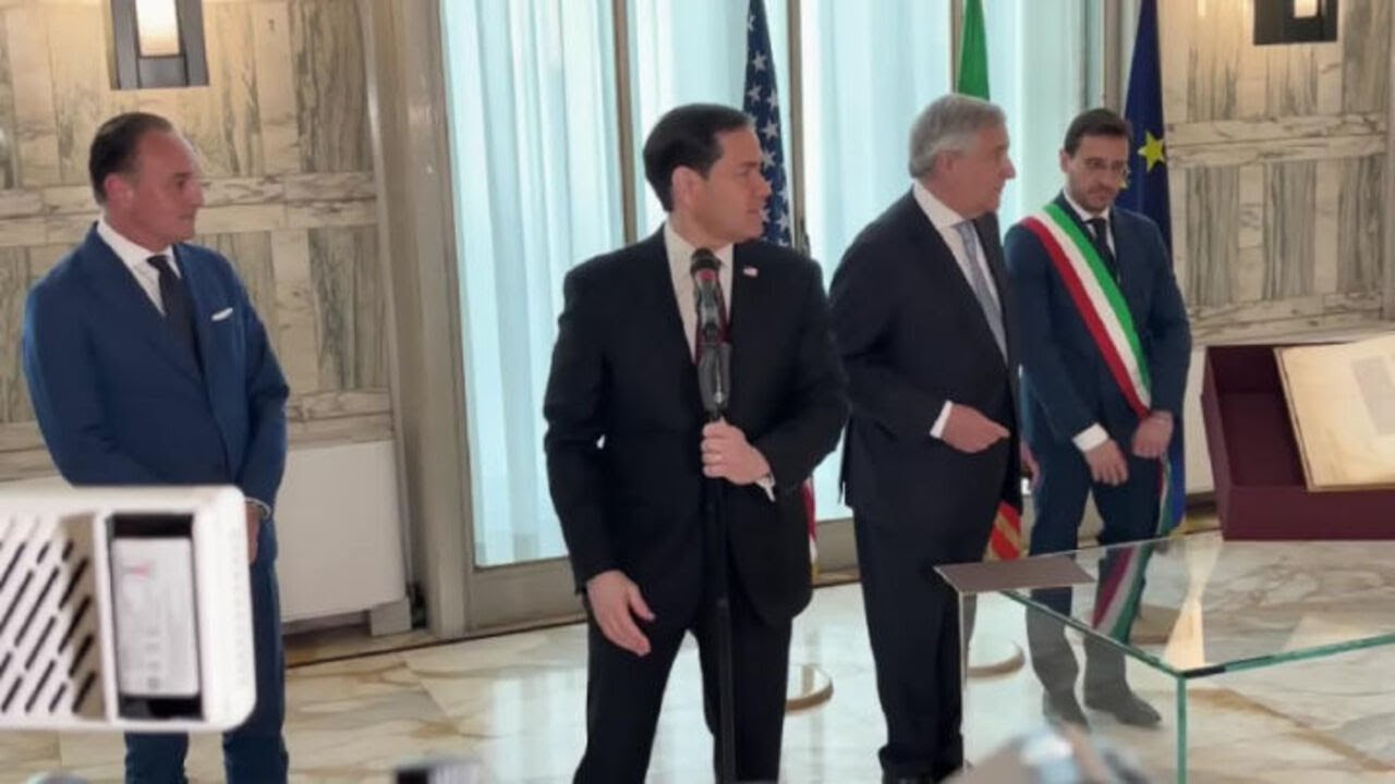 Rubio: La prossima volta farò un discorso in italiano, lo sto imparando