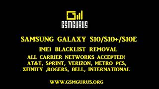 SAMSUNG GALAXY S10 S10+ S10E CARRIER NETWORK UNLOCK