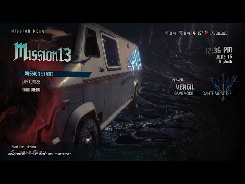 Devil May Cry 5 - Vergil DLC - Mission 13 - Dante Must Die - No Damage