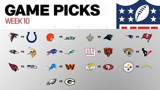 NFL Game Picks Week 10
