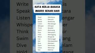 Download lagu kata kerja bahasa inggris sehari hari mp3
