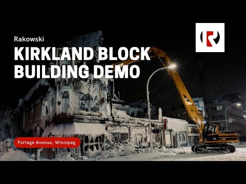 Kirkland Block Building Demolition Winnipeg