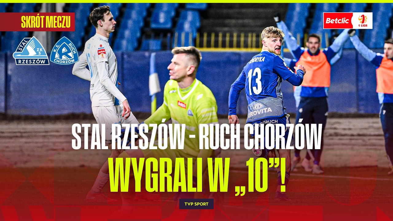 Stal Rzeszów vs Ruch Chorzów Highlights