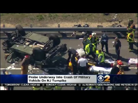 Police Probe Humvee Crash