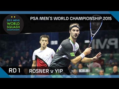 Squash: 2015 PSA Men's World Championship Rd 1 Highlights: Rosner v Yip