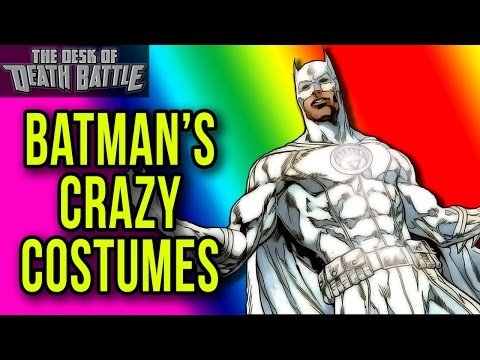 バットマンのCRAZYなコスチューム！？| バットマン｜デスク・オブ・デス・バトル (Batman's CRAZY Costumes! | Desk of DEATH BATTLE)