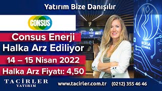 Consus Enerji Halka Arz Tanıtımı