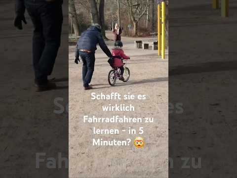 Schafft sie es wirklich Fahrradfahren zu lernen - in 5 Minuten? 🤯 #howtobike  #whizzykids