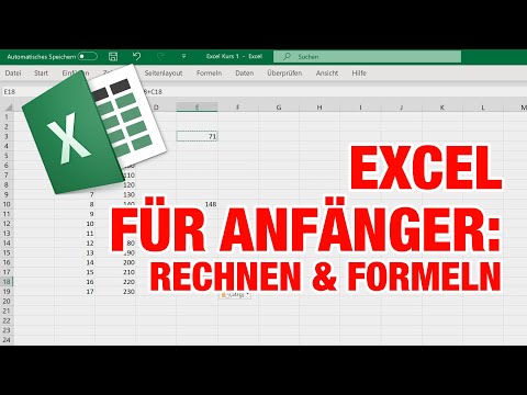 Excel Basics Part 2: Basic arithmetic, copying formulas, functions