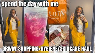 VLOG: Spend the day with me| Grwm+Shopping+Skincare Haul #grwm #skincare #target