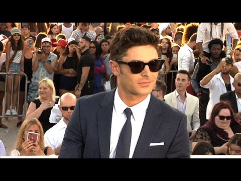 Zac Efron Super Sharp In Miami For Baywatch