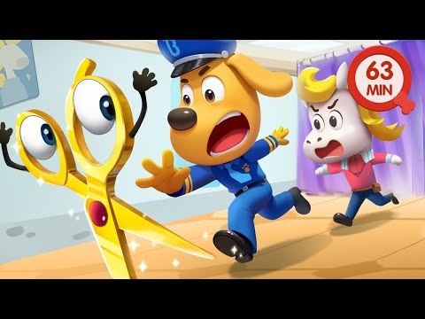 Who Took My Golden Scissors | Cartoons for Kids | Detective Cartoon | Sheriff Labrador