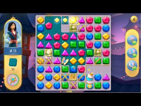 Disney Princess Majestic Quest Level 497 - No Boosters