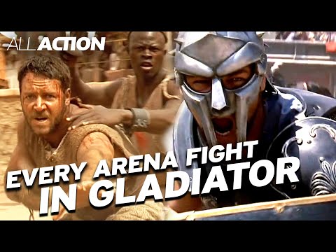 Every Arena Fight in Gladiator | All Action