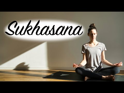 How to do SUKHASANA?  Easy Pose for BEGINNERS