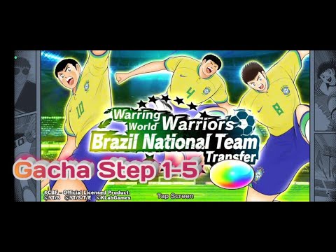 Gacha Step 1-5 Brazil Nasional Kit 2022.⚽ Captain Tsubasa dream team Indonesia.