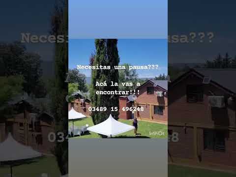 Vacaciones en Cordoba? venite a Los Reartes,  a 7 kms de Villa General Belgrano.