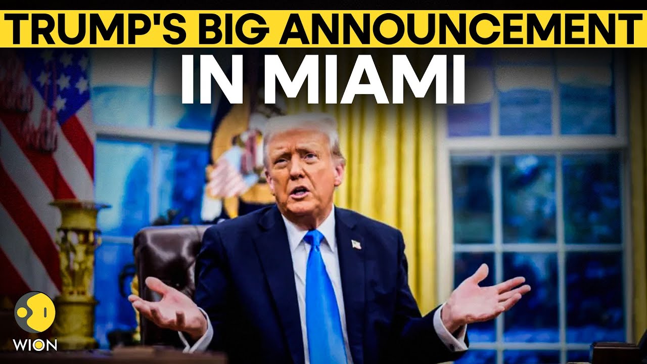 Trump LIVE: US President Delivers Remarks at America Business Forum Miami | WION