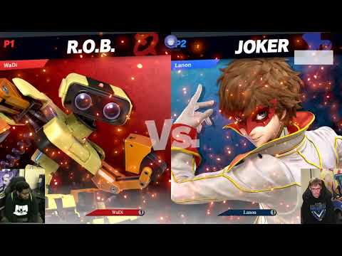 SpotDodge Monthly - WaDi (Jigglypuff + Rob) vs Lanon (Joker+Roy) Main Stream Winner Semis