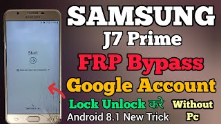 Samsung J7 Prime FRP Bypass | Without Pc | Android 8.1.0 | Google Account Bypass | New Method 2023.