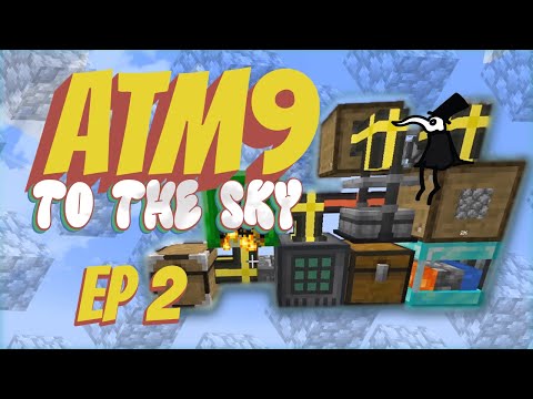 GUESS IM OOGLY GOO!! + ORE AUTOMATION EP2 | Minecraft ATM9: To The Sky (Modded Questing SkyBlock)