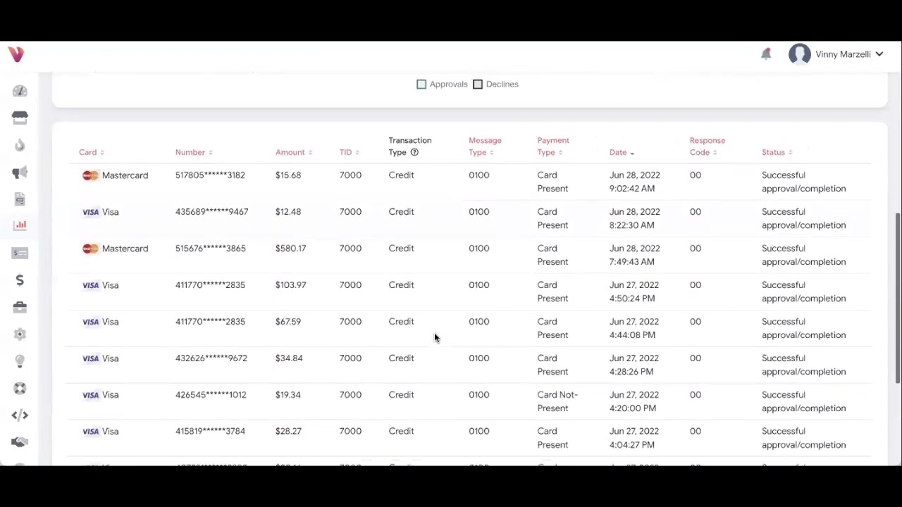 Using Vivid POS Reports