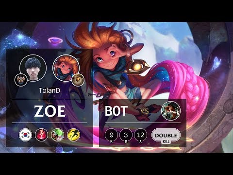 Zoe Bot vs Miss Fortune - KR Challenger Patch 10.2