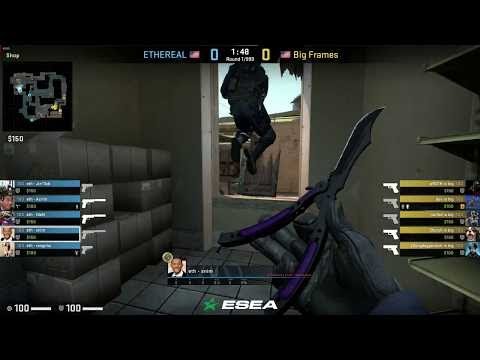 Pro Gaming - CS:GO, ETHEREAL vs Big Frames, Map 1 - Mirage (20th of September 2018), ESEA MDL Sea...