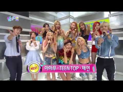 150712 SNSD 소녀시대 인터뷰 Party  Interview  Inkigayo