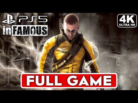 INFAMOUS 1 Gameplay Walkthrough FULL GAME [4K ULTRA HD PS5] - No Commentary