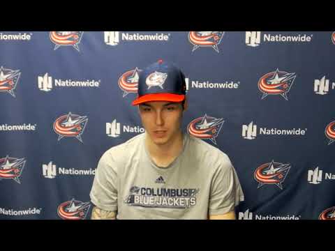 Postgame: Elvis Merzlikins (1/31/21)