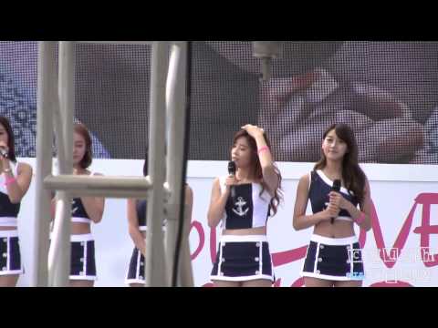 131011 Rainbow Hyunyoung - Talk @ Plan Korea Love Concert