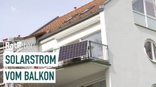 Solaranlagen auf dem Balkon - Balkonkraftwerk | Die Ratgeber