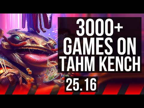 TAHM KENCH vs TRUNDLE (TOP) | 7/0/13, 3000+ games, Godlike | KR Master | 25.16