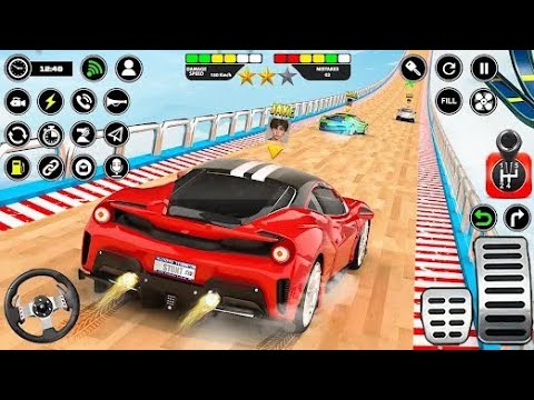 Ramp Car Stunts Racing Simulator 2024 - Impossible Mega Tracks 3D - Android GamePlay #6